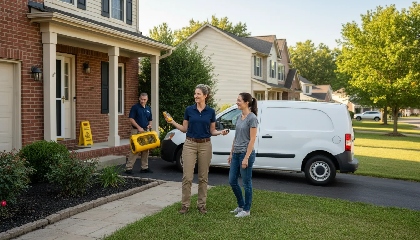 Residential water damage restoration in Boynton, PA